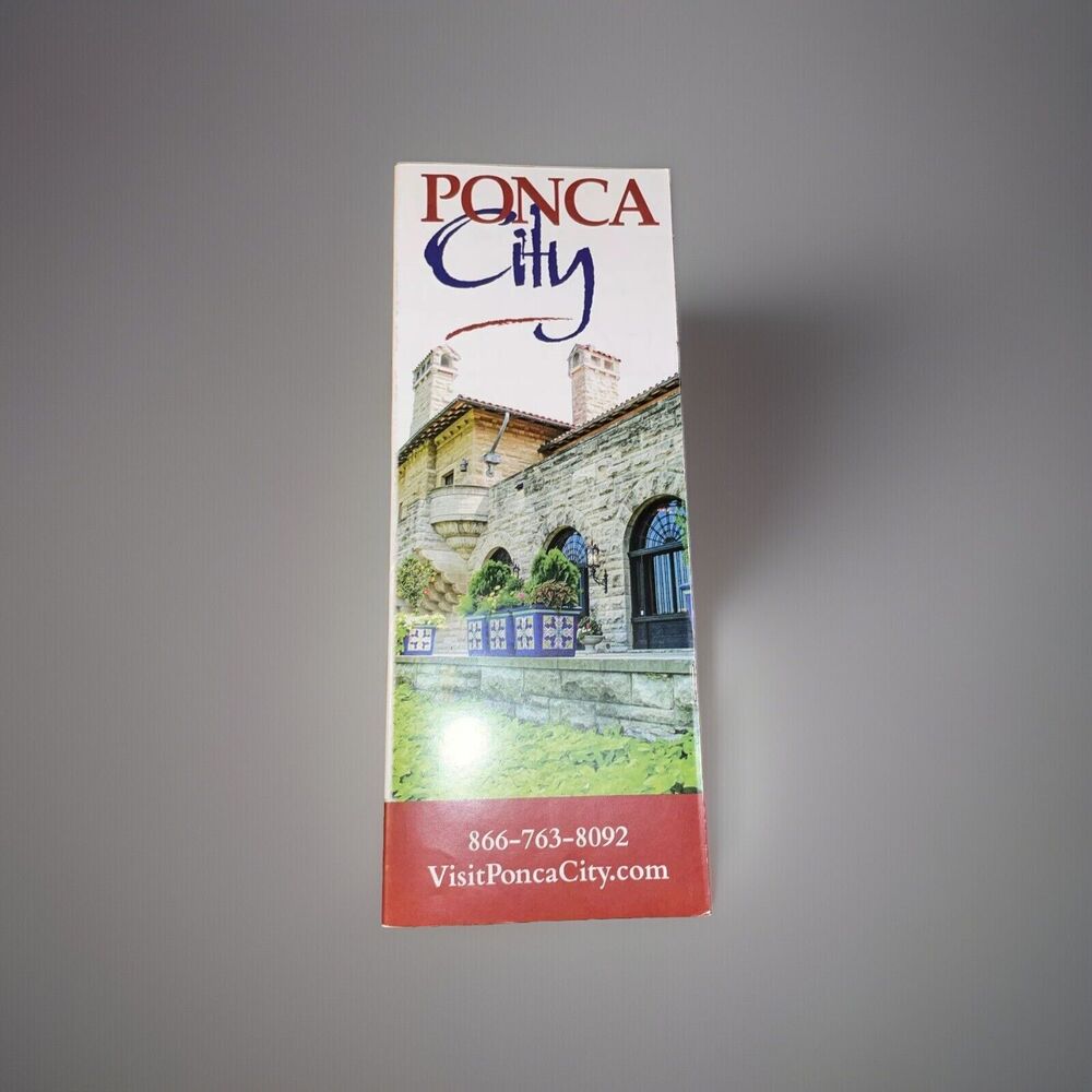 Ponca City Oklahoma Travel Brochure Pamphlet Guide Book Attractions